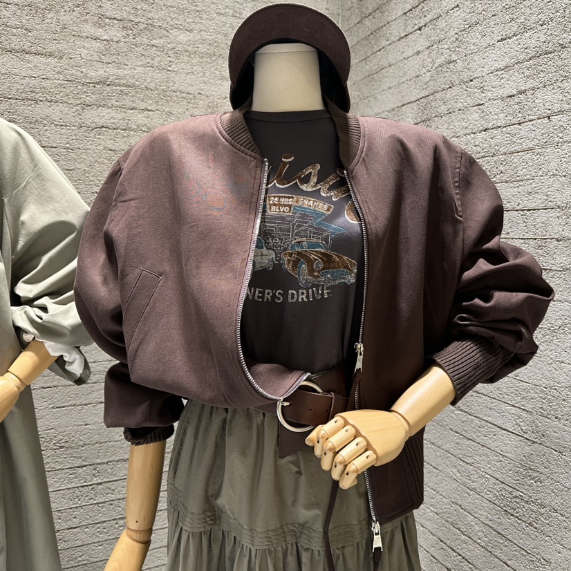JUNI東大門㊣實拍女裝新品25秋冬熱賣休閑人氣職業真品夾克my juni夾克