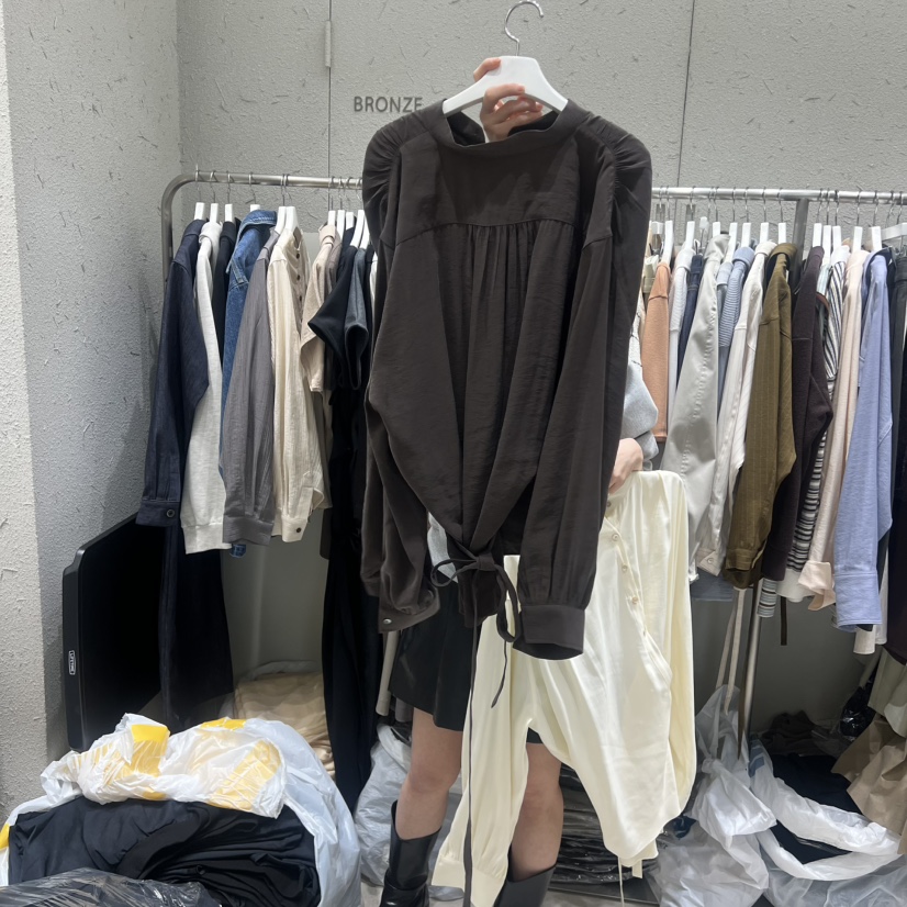 BRONZE韓國直郵㊣女士新品熱賣職業休閑時尚推薦襯衫蕾絲衫BRONZE襯衫/蕾絲衫