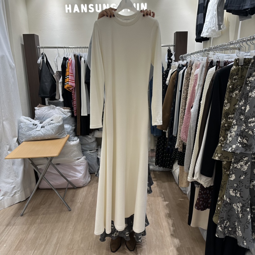 HANSUNGHYUN東大門㊣代購女士新款人氣熱賣時尚推薦職業連衣裙HANSUNGHYUN連衣裙