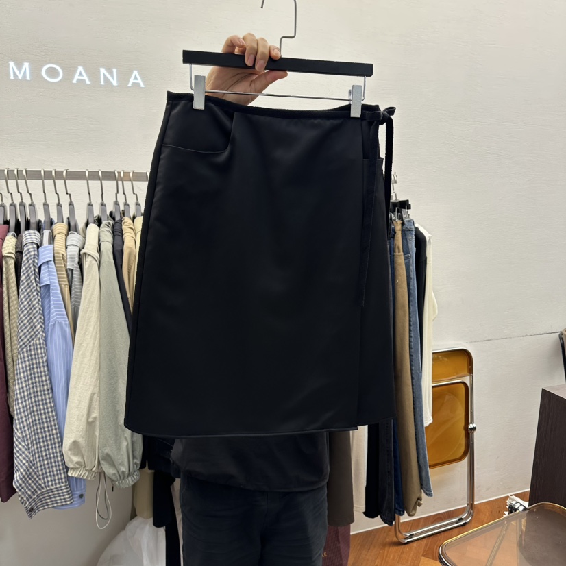 MOANA韓國直郵㊣女士新款時尚人氣推薦25秋冬休閑半身裙中短裙MOANA半身裙/中短裙圖色2