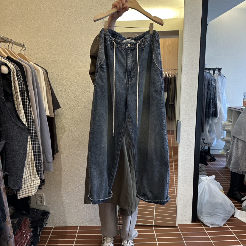 CHOI-L東大門㊣直郵女士新品熱賣休閑真品人氣時尚25秋冬牛仔褲CHOI牛仔褲