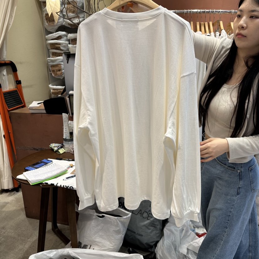 MIENNE東大門㊣代購女裝新品推薦時尚25秋冬真品人氣長袖T恤MIENNE長袖T恤
