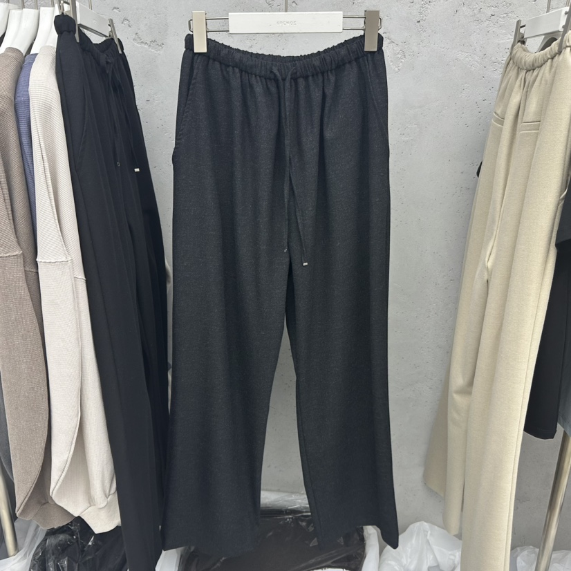 6PENCE-P韓國直郵㊣女裝新品時尚職業休閑熱賣推薦真品休閑褲SIXTEEN-6PENCE休閑褲圖色3墨色