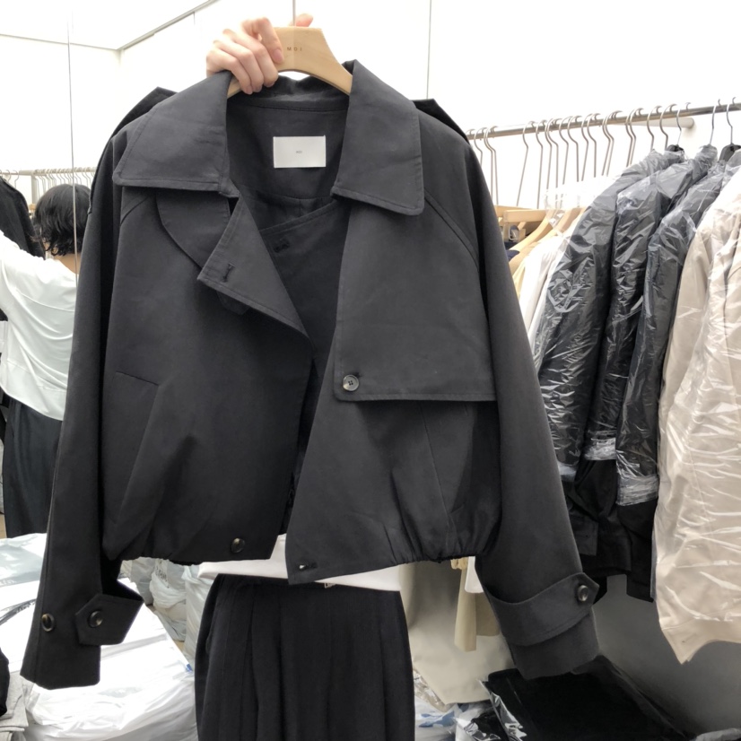 MOI-A東大門㊣實拍女士新品休閑真品推薦人氣夾克不含內搭MOI-A夾克