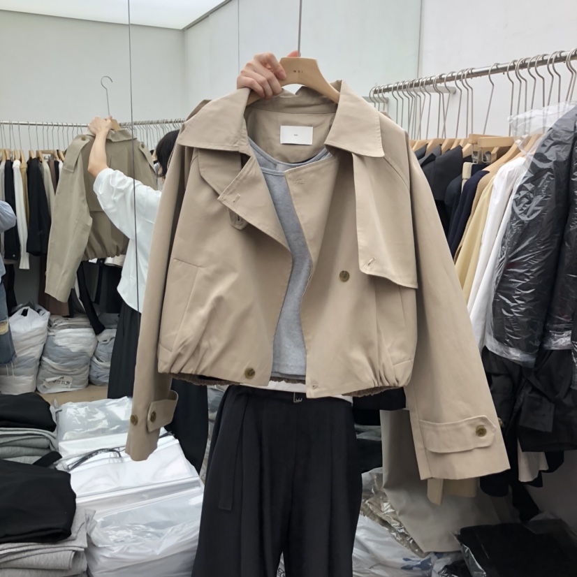 MOI-A東大門㊣實拍女士新品休閑真品推薦人氣夾克不含內搭MOI-A夾克圖色2