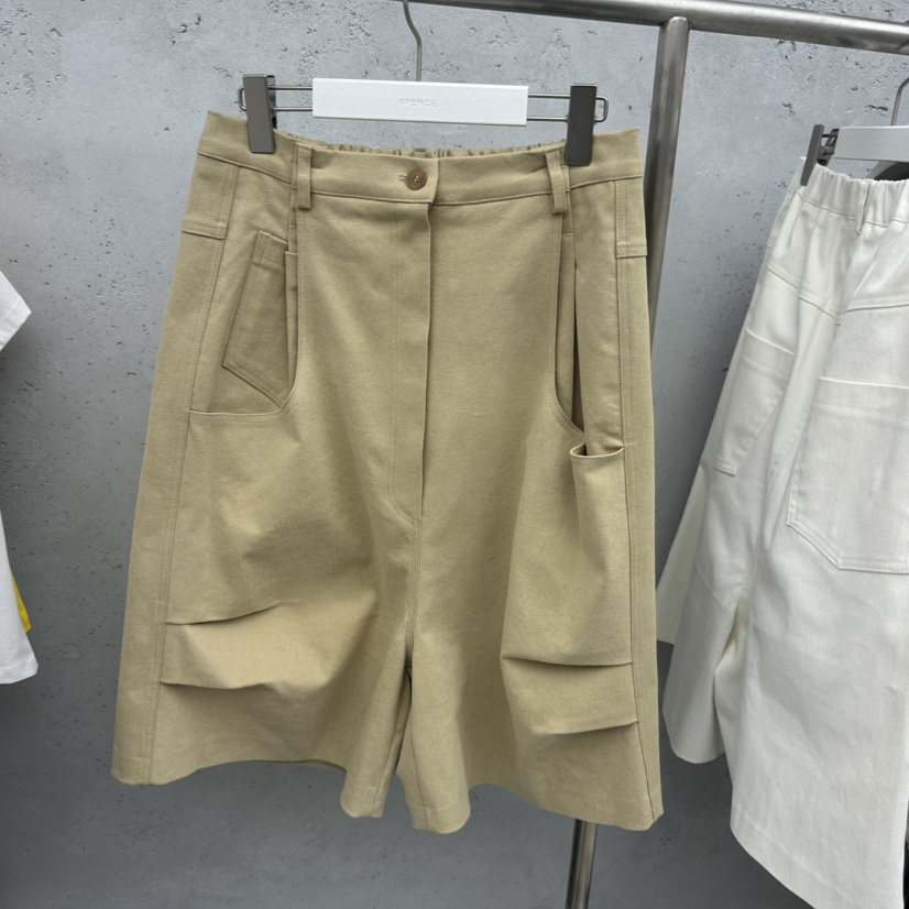 6PENCE-P東大門㊣代購女士新品推薦職業人氣真品25秋冬短褲SIXTEEN-6PENCE短褲圖色1