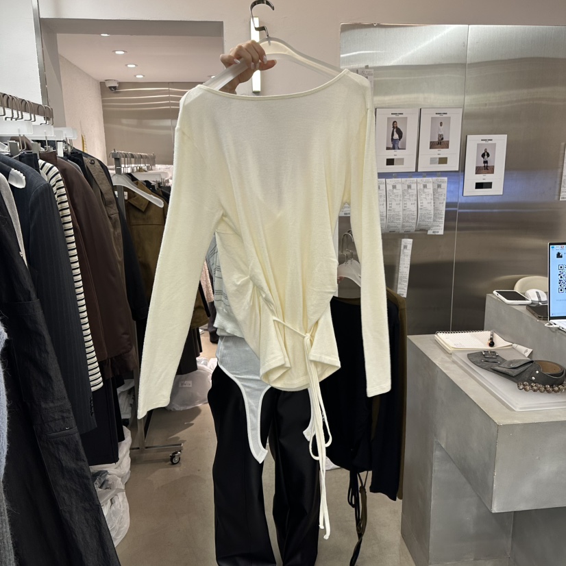 WEARABLE-L韓國直郵㊣女士新品真品推薦熱賣人氣職業長袖T恤WEARABLE長袖T恤