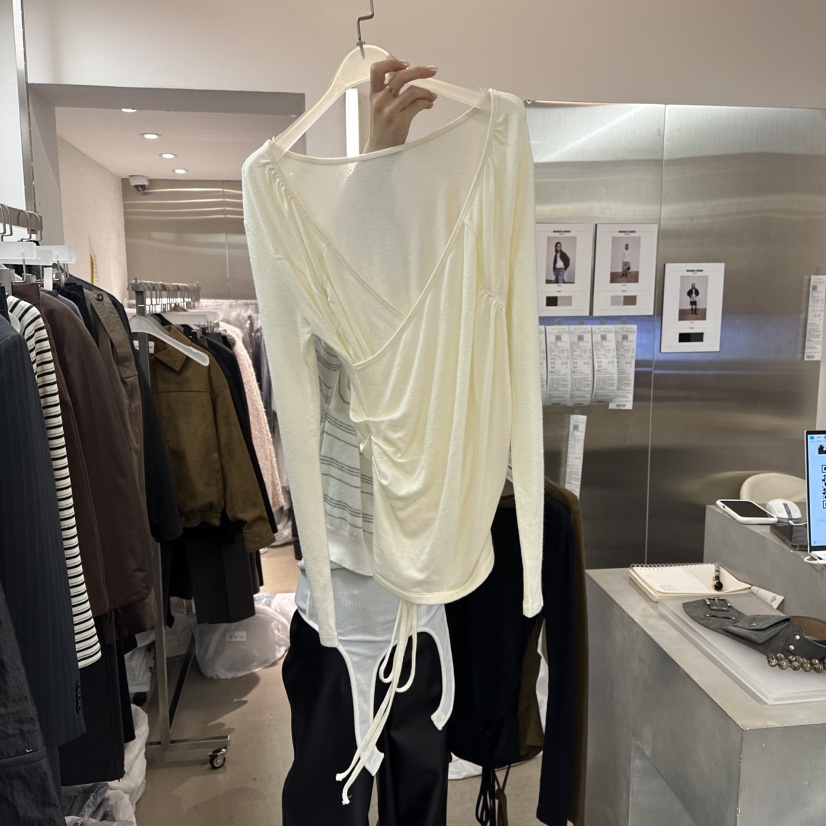 WEARABLE-L韓國直郵㊣女士新品真品推薦熱賣人氣職業長袖T恤WEARABLE長袖T恤