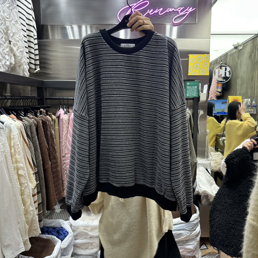 RUNWAY-런웨이東大門㊣實拍女士新品真品推薦職業休閑衛衣RUNWAY衛衣圖色2