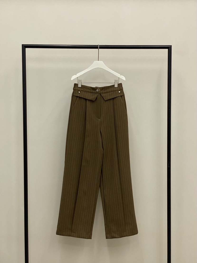 MUCH MORE東大門㊣實拍女士新品真品休閑職業25秋冬休閑褲MUCH MORE休閑褲圖色1