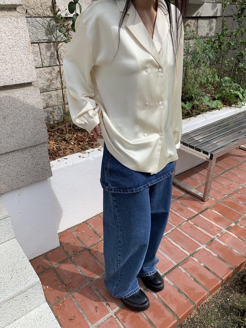 LOVE MY SANTA東大門㊣代購女裝新款推薦休閑真品襯衫蕾絲衫Santa/LOVE MY SANTA襯衫/蕾絲衫