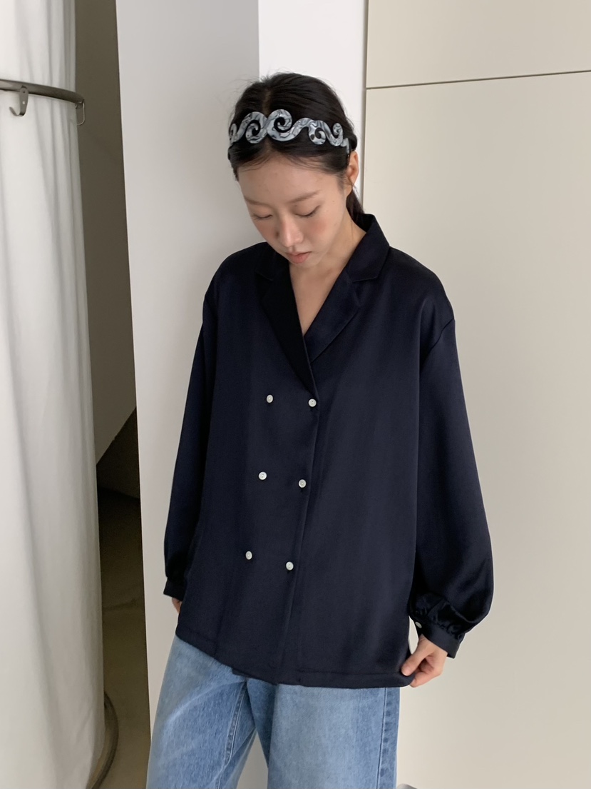 LOVE MY SANTA東大門㊣代購女裝新款推薦休閑真品襯衫蕾絲衫Santa/LOVE MY SANTA襯衫/蕾絲衫圖色2