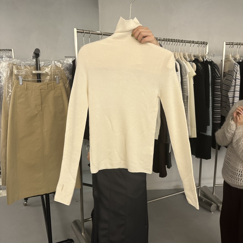 DOUBLE STANDARD/LE SMOKING/MAISONSTAFF東大門㊣實拍女士新品25秋冬針織衫MAISONSTAFF針織衫