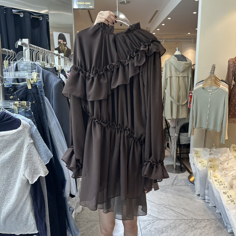 CHEAP-CHIC東大門㊣直郵女裝新款真品人氣推薦25秋冬連衣裙CHEAP-CHIC/CHARLES THE SECOND連衣裙