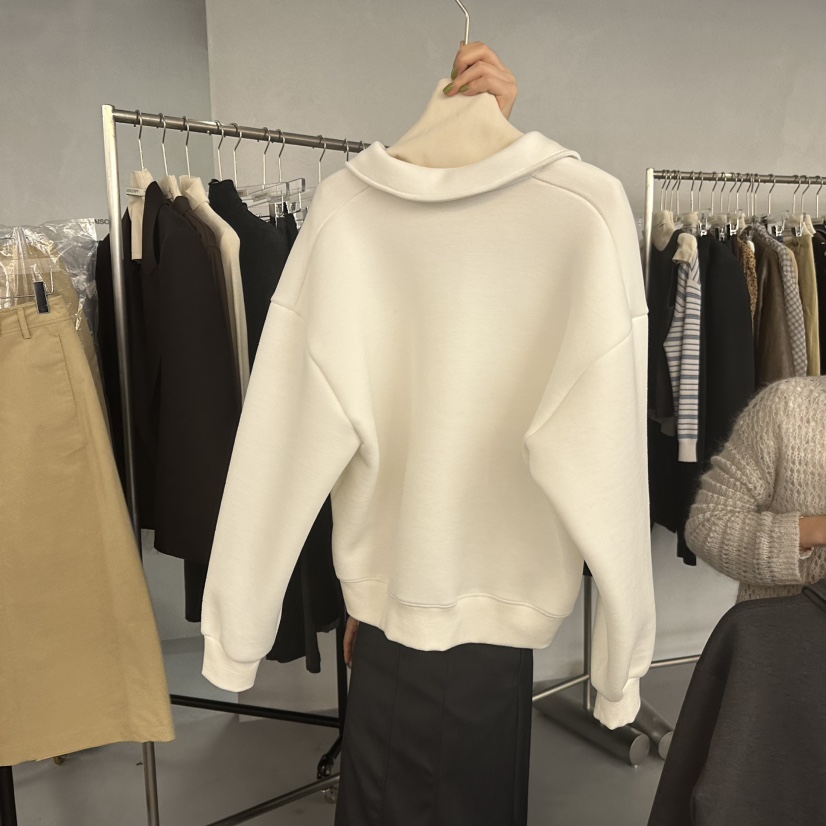 DOUBLE STANDARD/LE SMOKING/MAISONSTAFF東大門㊣代購女裝新品職業衛衣MAISONSTAFF衛衣