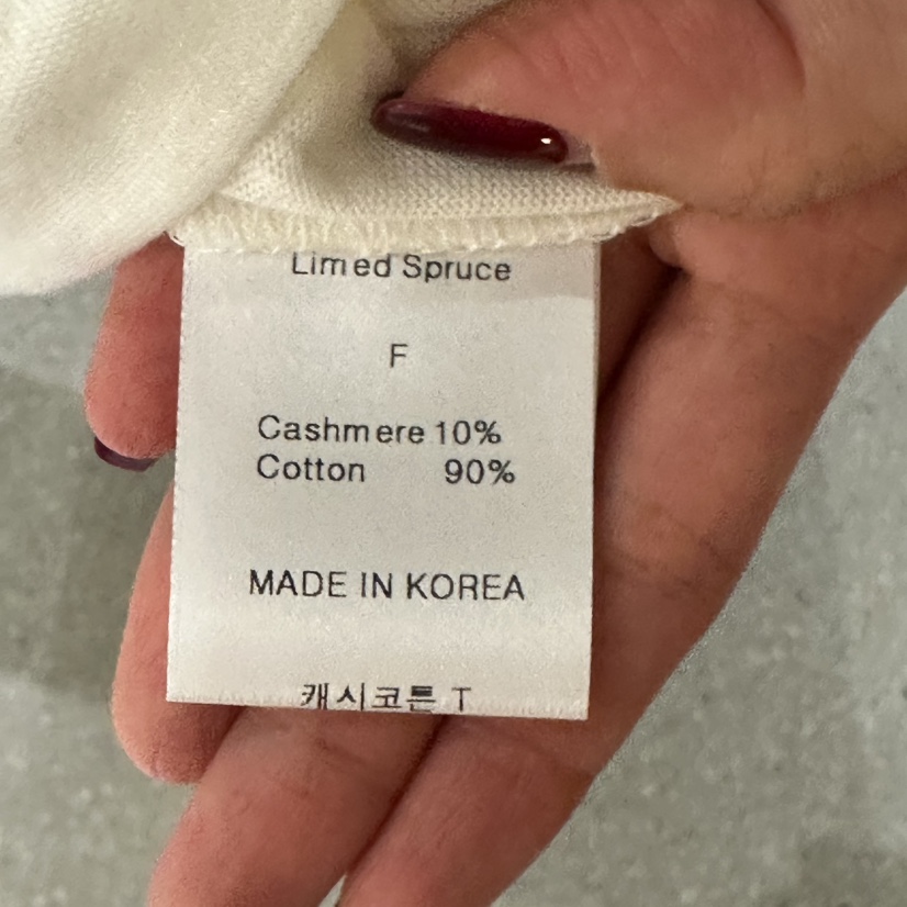 LIMED SPRUCE韓國直郵㊣女裝新品25秋冬人氣長袖T恤羊絨棉LIMED SPRUCE長袖T恤