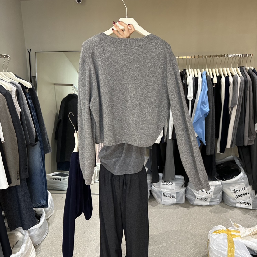 LIMED SPRUCE東大門㊣直郵女士新品時尚25秋冬真品休閑針織衫LIMED SPRUCE針織衫