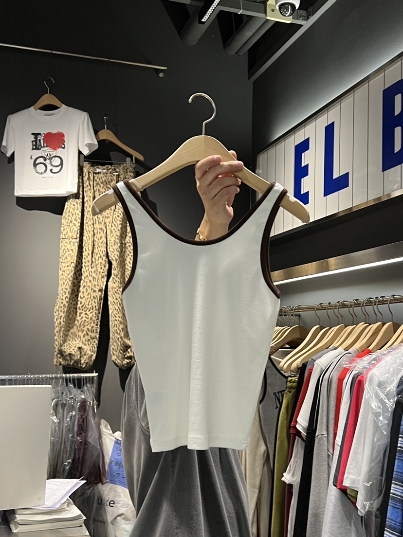 EL BOSQUE東大門㊣實拍女裝新品時尚25秋冬推薦熱賣吊帶背心EL BOSQUE吊帶/背心