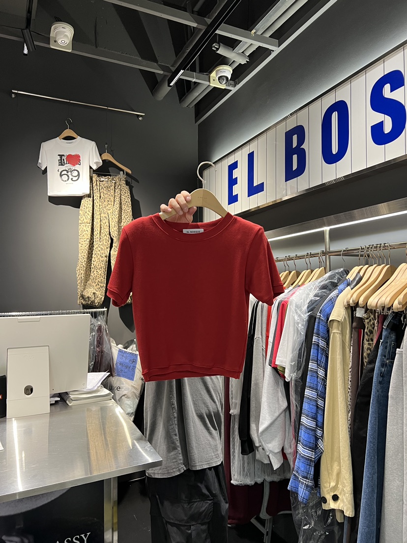 EL BOSQUE東大門㊣直郵女士新品職業時尚熱賣推薦人氣休閑T恤EL BOSQUET恤圖色2