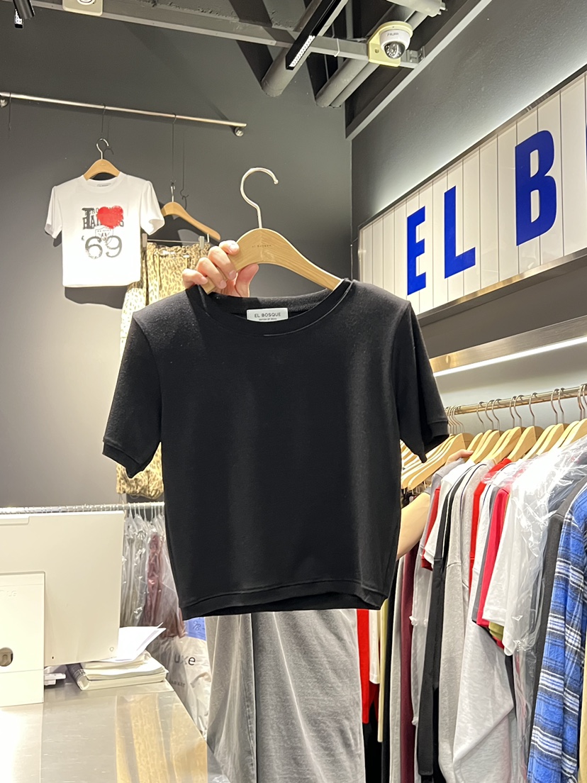 EL BOSQUE東大門㊣直郵女士新品職業時尚熱賣推薦人氣休閑T恤EL BOSQUET恤圖色4