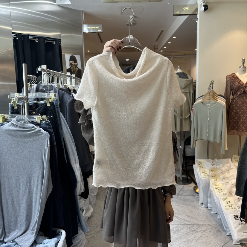 CHEAP-CHIC韓國直郵㊣女裝新品人氣熱賣休閑25秋冬職業T恤CHEAP-CHIC/CHARLES THE SECONDT恤