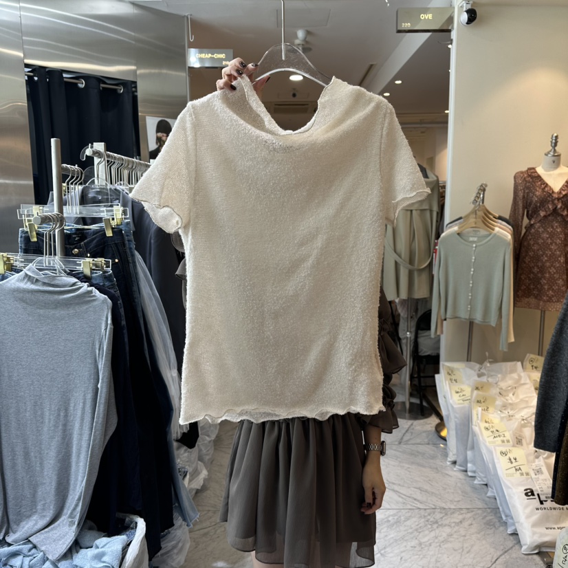 CHEAP-CHIC韓國直郵㊣女裝新品人氣熱賣休閑25秋冬職業T恤CHEAP-CHIC/CHARLES THE SECONDT恤圖色2
