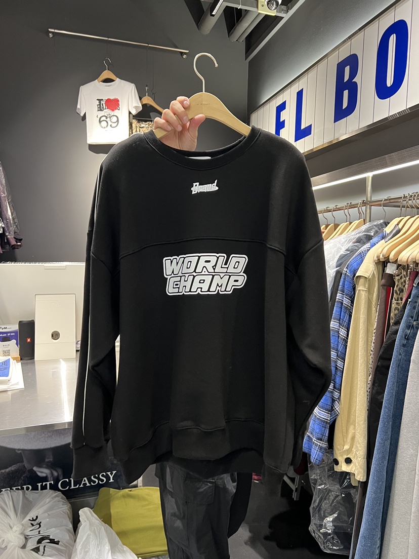 EL BOSQUE東大門㊣直郵女裝新品時尚人氣25秋冬推薦休閑衛衣EL BOSQUE衛衣圖色4
