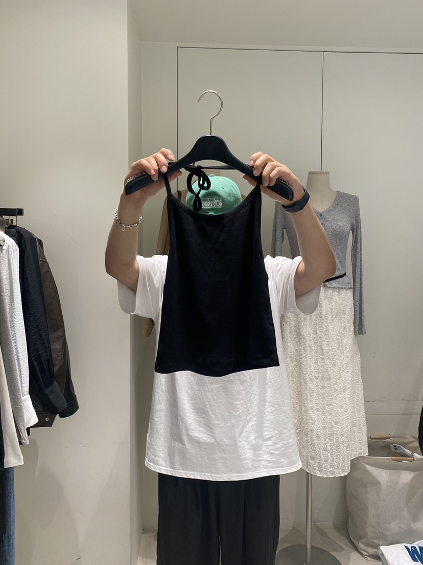 WELL KNOWN韓國代購㊣女士新品人氣熱賣真品推薦職業吊帶背心WELL KNOWN吊帶/背心圖色2