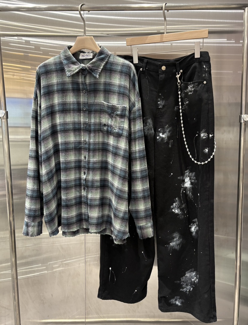 PLATFORM-L東大門㊣代購女裝新款真品休閑人氣熱賣襯衫蕾絲衫PLATFORM襯衫/蕾絲衫