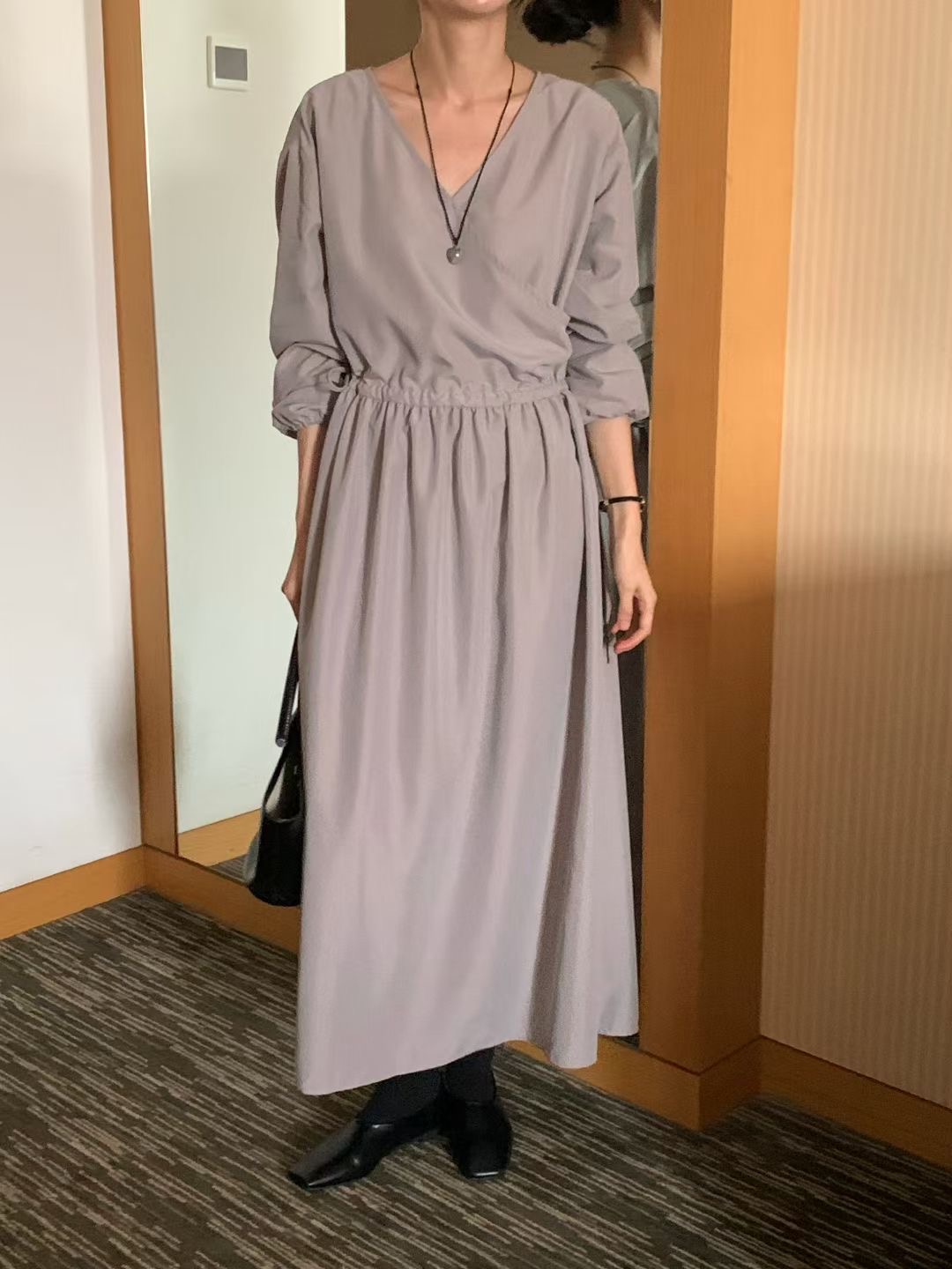 RENOUVEAU東大門㊣實拍女士新款推薦休閑真品時尚熱賣連衣裙RENOUVEAU連衣裙圖色2