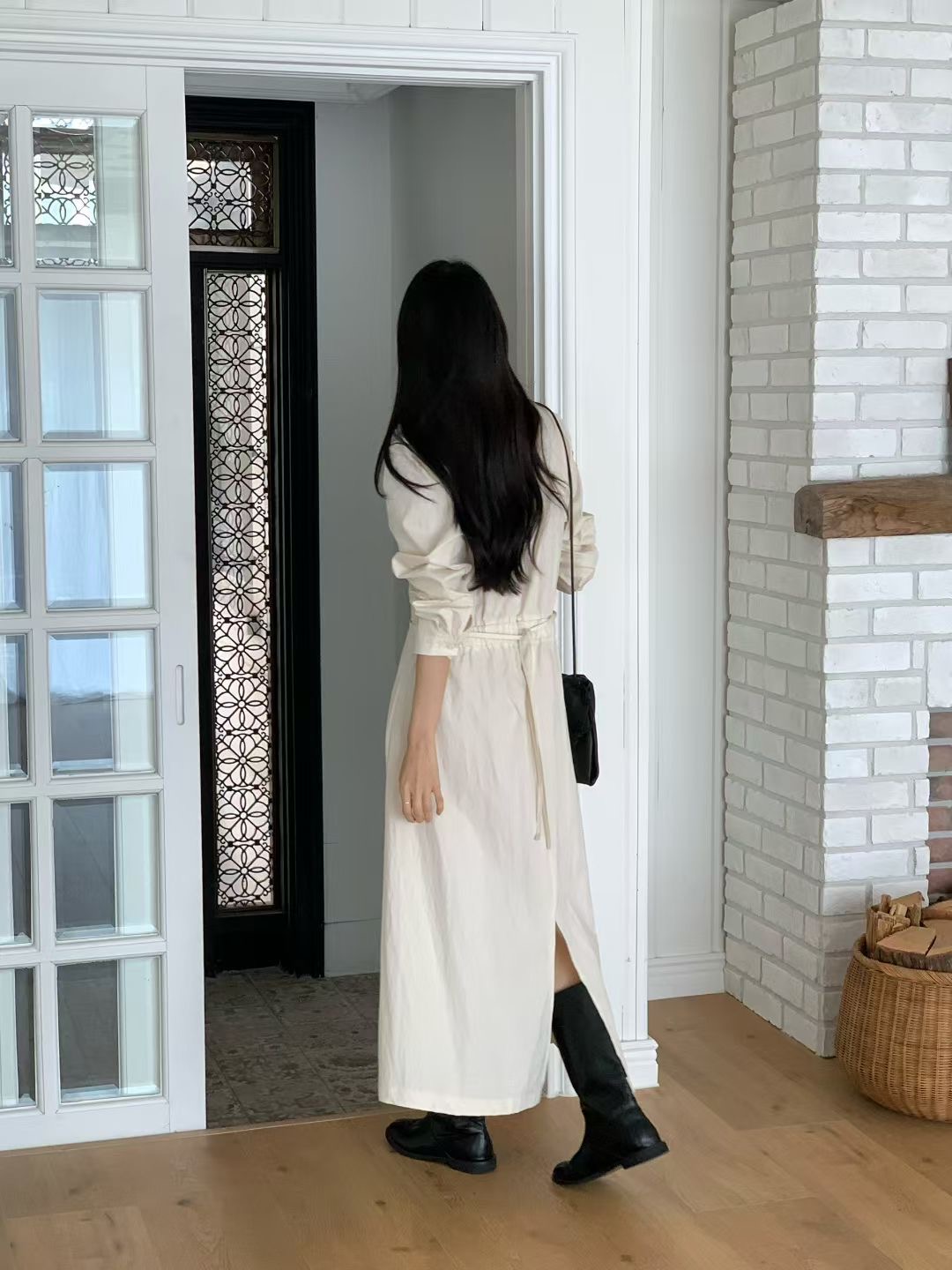 RENOUVEAU東大門㊣實拍女裝新款熱賣時尚職業休閑推薦連衣裙RENOUVEAU連衣裙