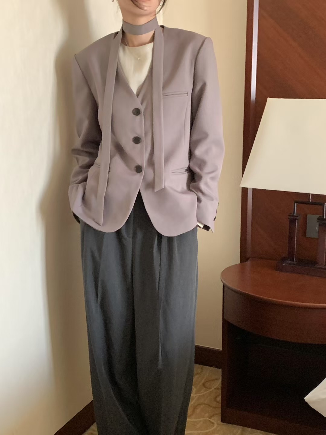 RENOUVEAU東大門㊣代購女裝新品人氣職業時尚25秋冬推薦夾克RENOUVEAU夾克