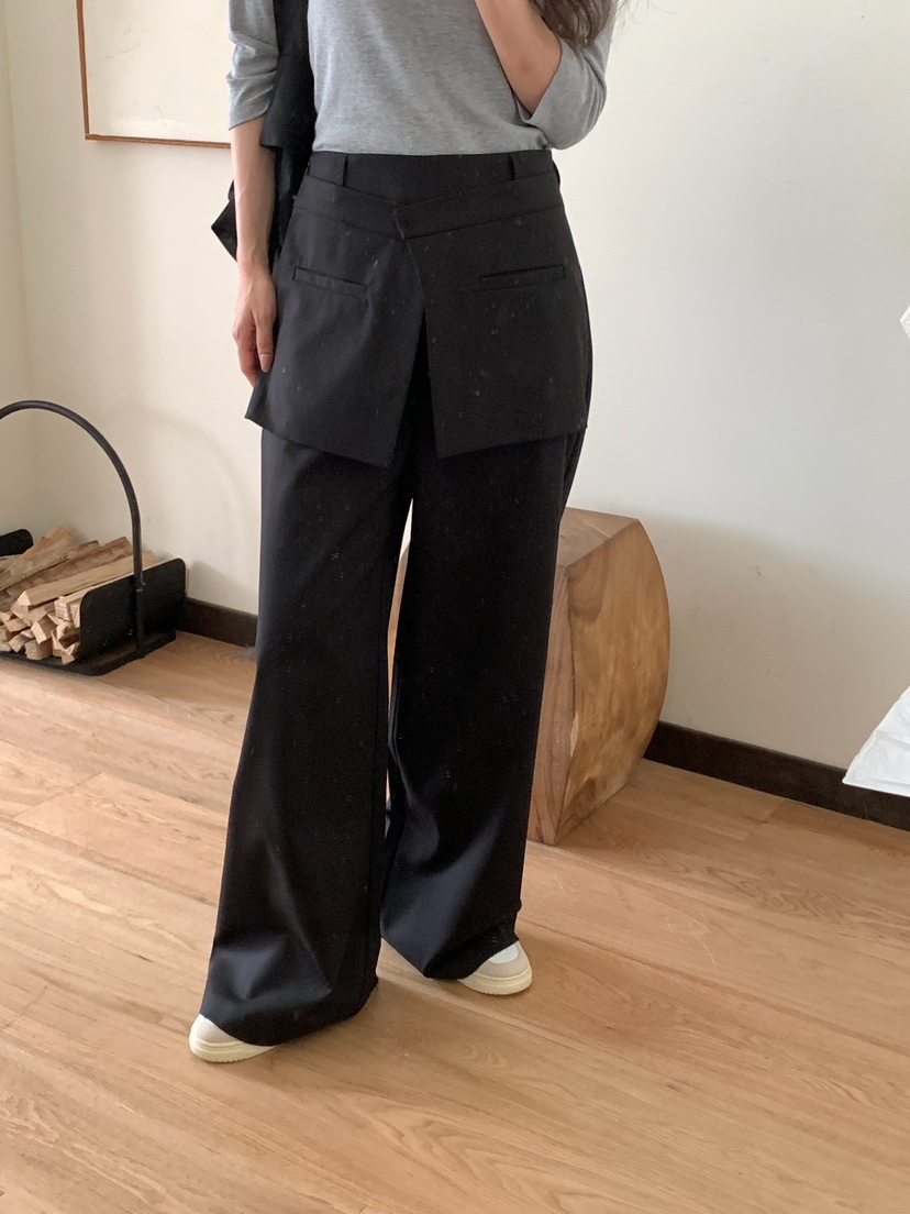 BLEECKER東大門㊣直郵女士新品熱賣職業25秋冬人氣休閑裙褲BLEECKER裙褲