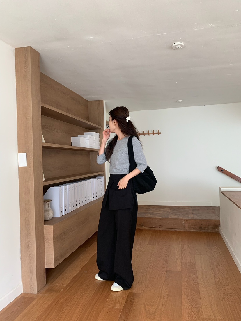 BLEECKER東大門㊣直郵女士新品熱賣職業25秋冬人氣休閑裙褲BLEECKER裙褲