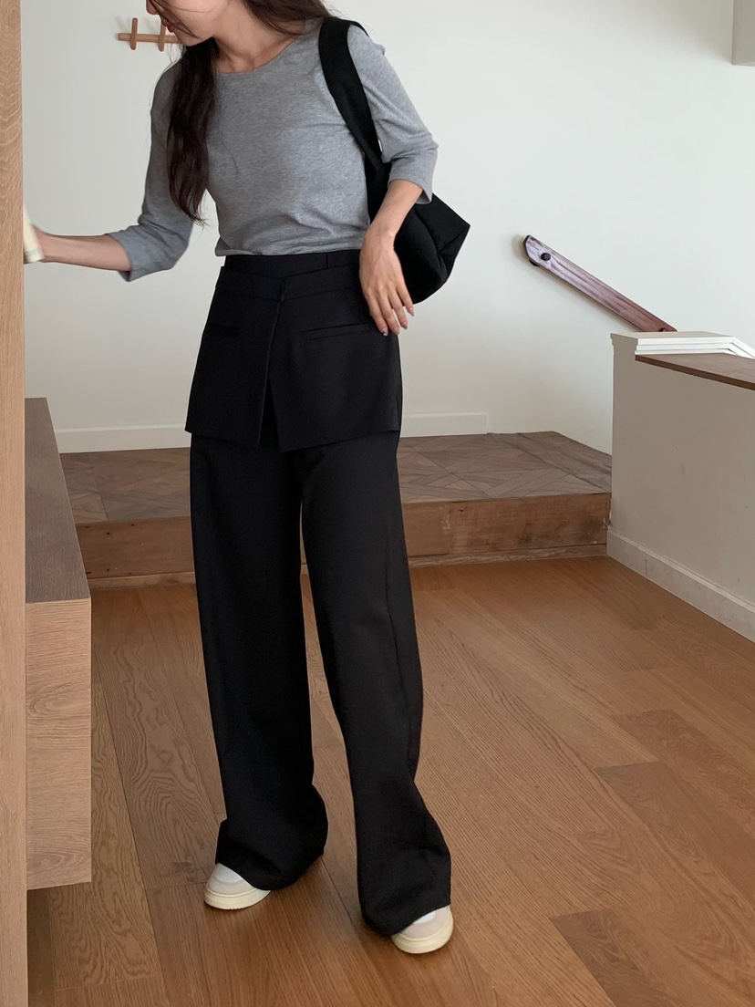 BLEECKER東大門㊣直郵女士新品熱賣職業25秋冬人氣休閑裙褲BLEECKER裙褲