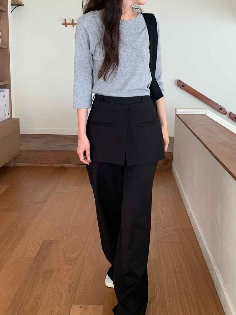 BLEECKER東大門㊣直郵女士新品熱賣職業25秋冬人氣休閑裙褲BLEECKER裙褲