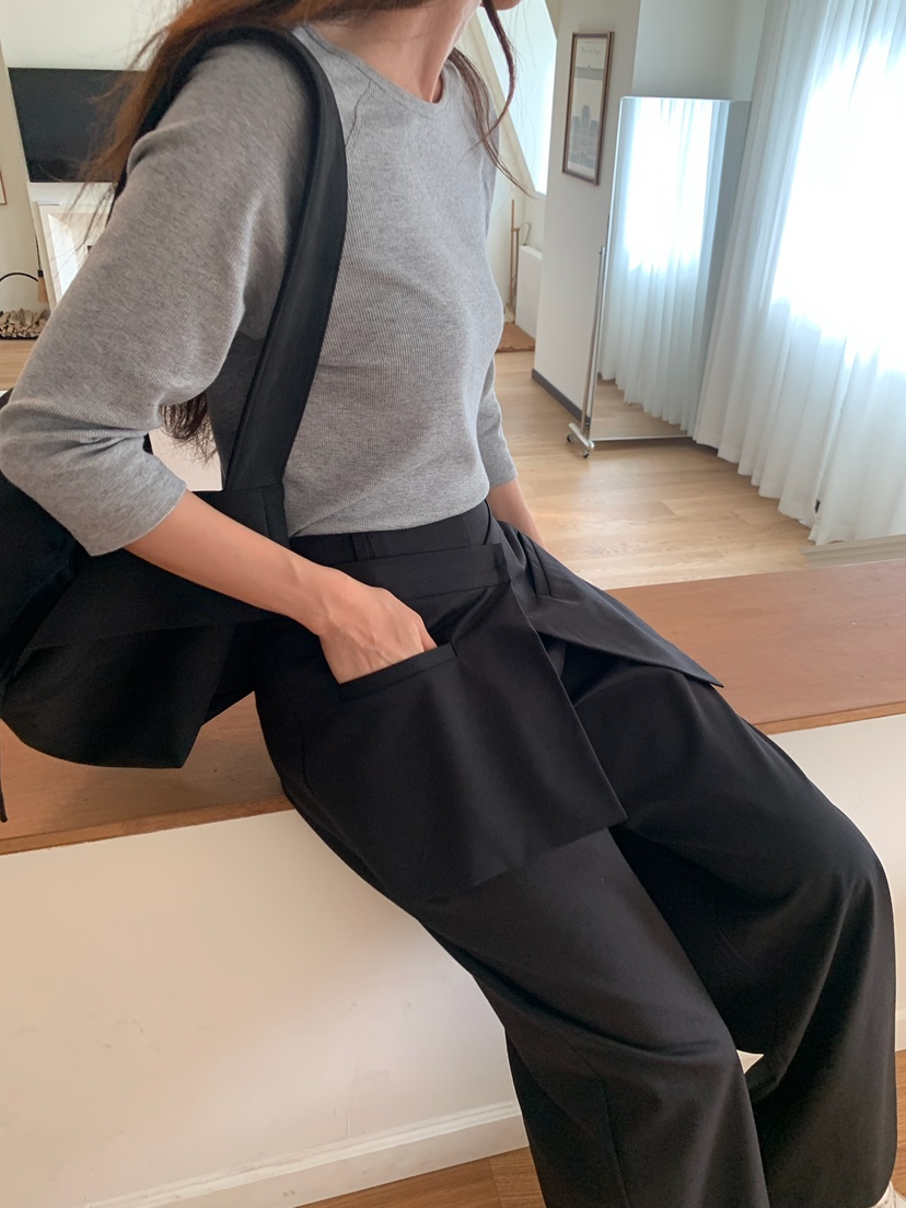BLEECKER東大門㊣直郵女士新品熱賣職業25秋冬人氣休閑裙褲BLEECKER裙褲
