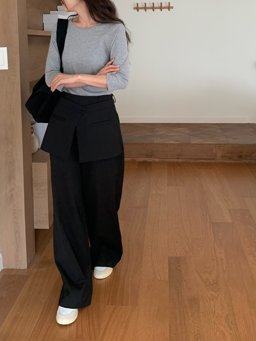 BLEECKER東大門㊣直郵女士新品熱賣職業25秋冬人氣休閑裙褲BLEECKER裙褲
