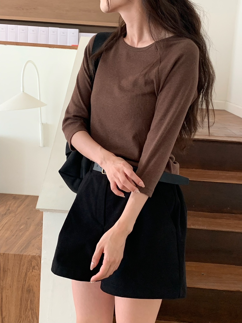 BLEECKER東大門㊣實拍女裝新品職業休閑推薦真品時尚熱賣T恤BLEECKERT恤