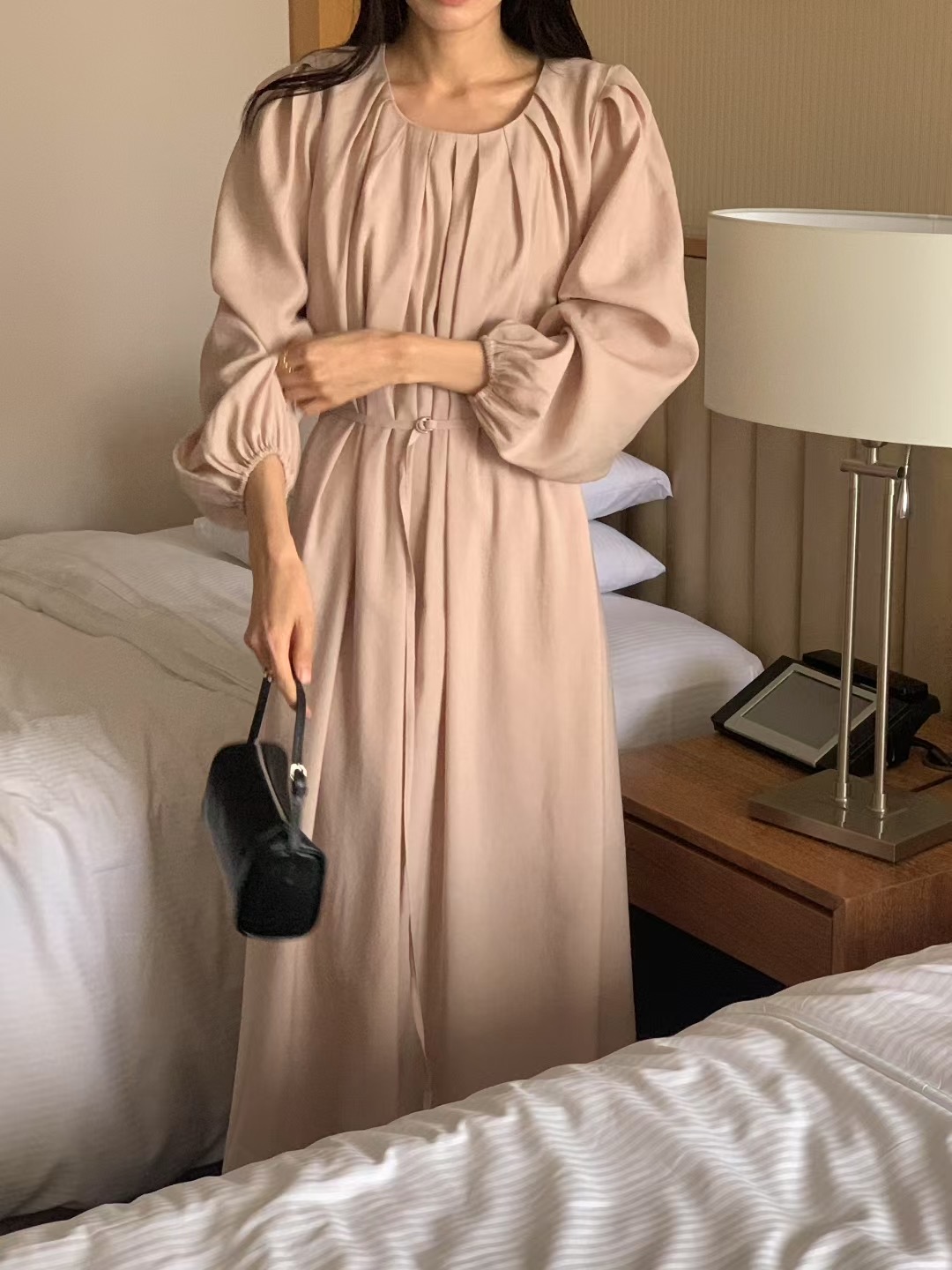 RENOUVEAU東大門㊣實拍女士新款人氣推薦時尚熱賣真品連衣裙RENOUVEAU連衣裙