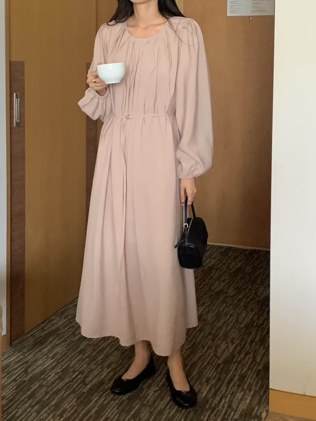 RENOUVEAU東大門㊣實拍女士新款人氣推薦時尚熱賣真品連衣裙RENOUVEAU連衣裙
