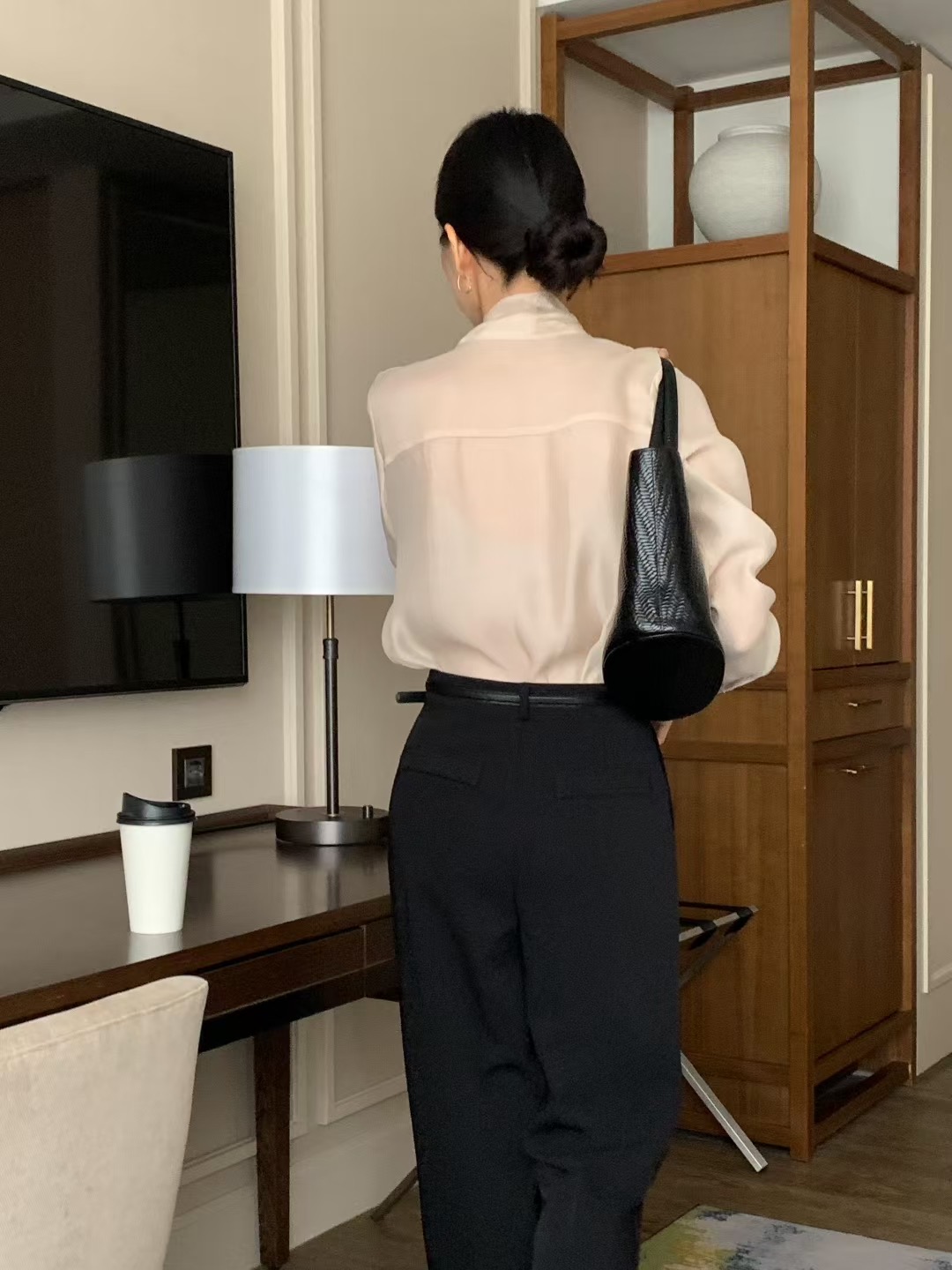 RENOUVEAU東大門㊣實拍女士新款推薦熱賣人氣襯衫蕾絲衫雙面RENOUVEAU襯衫/蕾絲衫