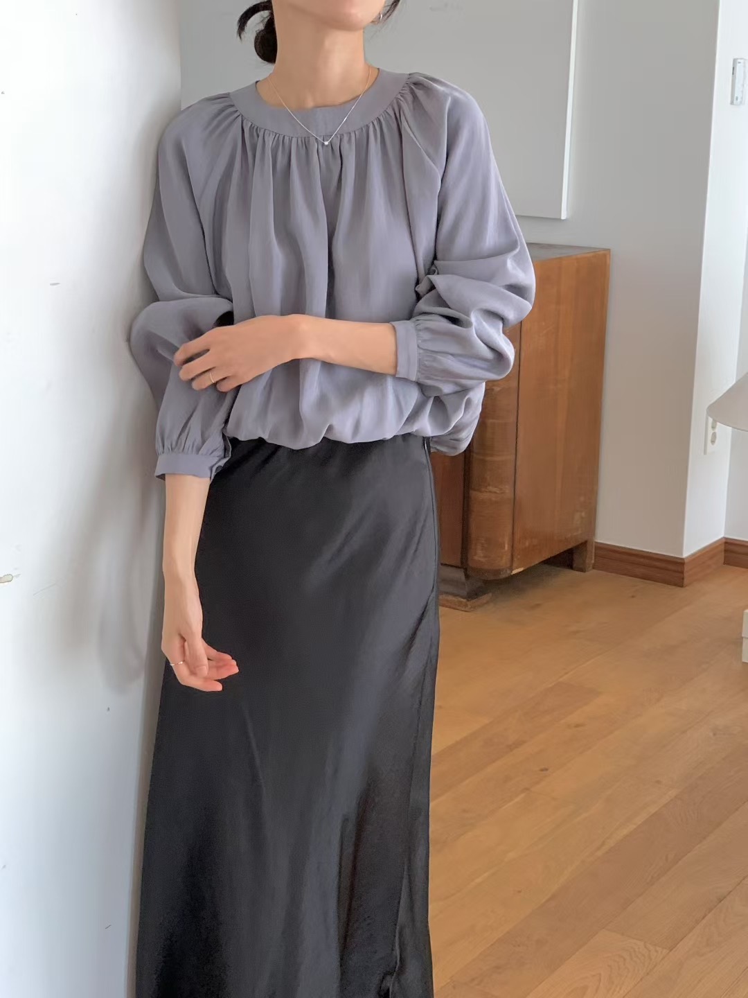 RENOUVEAU韓國直郵㊣女裝新品人氣職業25秋冬休閑襯衫蕾絲衫RENOUVEAU襯衫/蕾絲衫