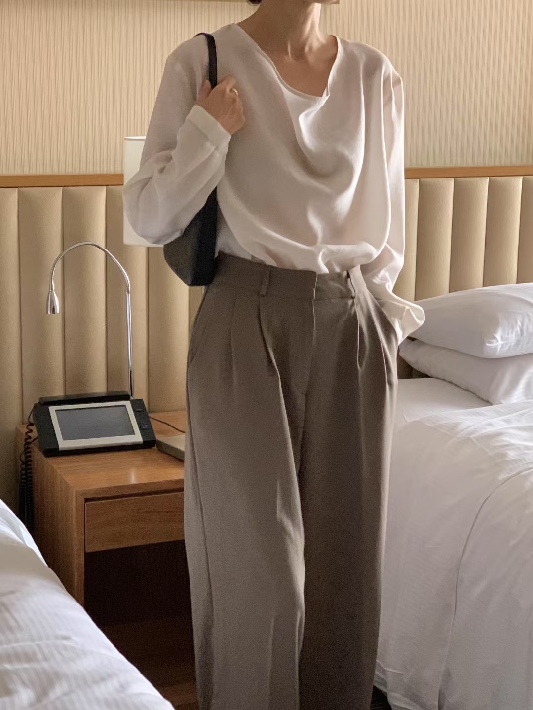 RENOUVEAU韓國代購㊣女士新款時尚熱賣休閑職業推薦襯衫蕾絲衫RENOUVEAU襯衫/蕾絲衫