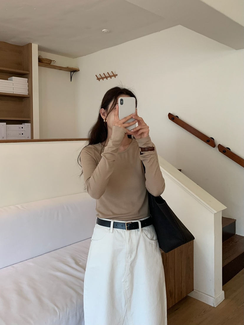 BLEECKER東大門㊣直郵女士新品休閑時尚推薦熱賣真品長袖T恤BLEECKER長袖T恤