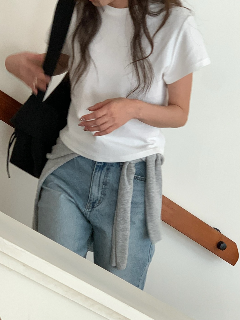 BLEECKER韓國代購㊣女士新款真品25秋冬人氣職業休閑熱賣T恤BLEECKERT恤