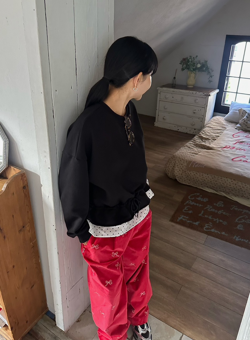 BYRING東大門㊣代購女裝新品人氣熱賣真品25秋冬衛衣假兩件BYRING衛衣