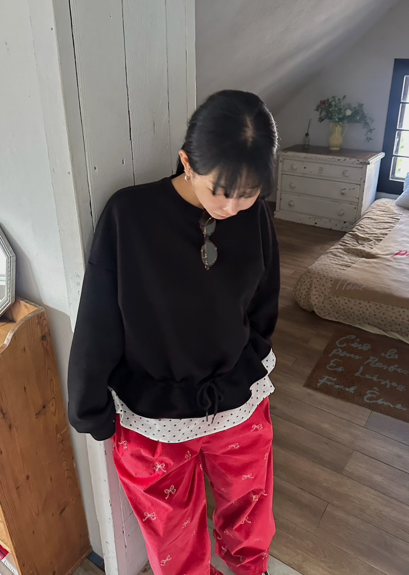 BYRING東大門㊣代購女裝新品人氣熱賣真品25秋冬衛衣假兩件BYRING衛衣