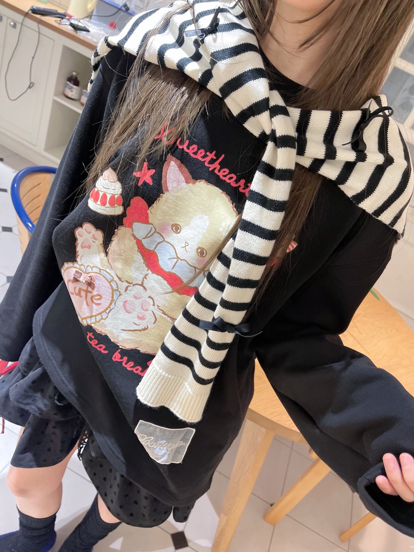 BOUTIQUE-L東大門㊣代購女裝新款休閑推薦熱賣衛衣不含披肩BOUTIQUE-L衛衣