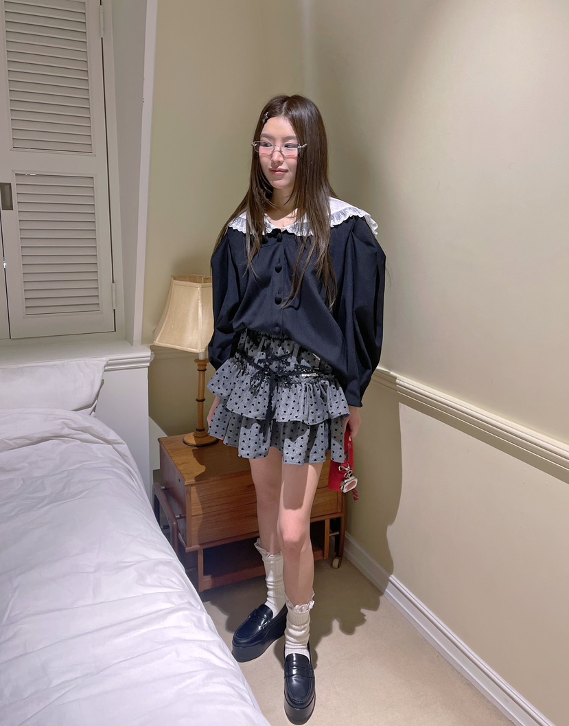 BOUTIQUE-L東大門㊣代購女裝新款25秋冬真品人氣時尚熱賣短裙BOUTIQUE-L短裙